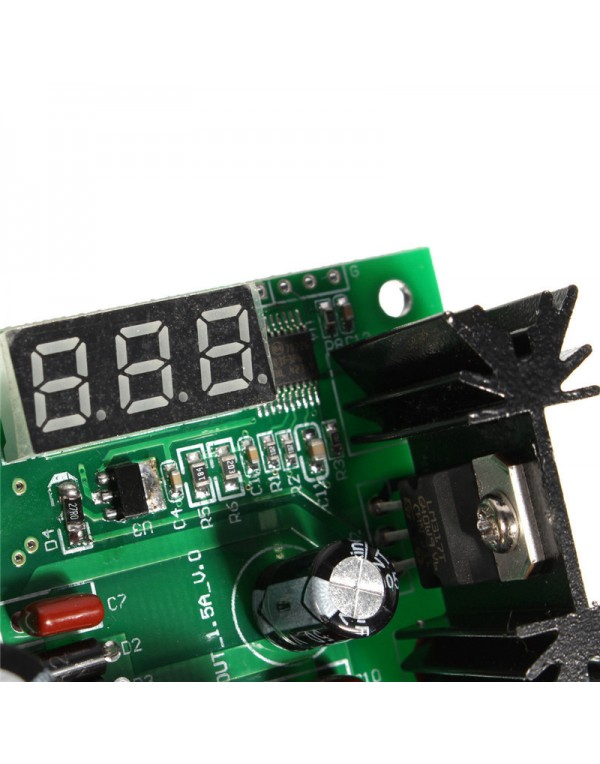 LM317 Adjustable Voltage Regulator Step-down Power Supply Module LED Meter