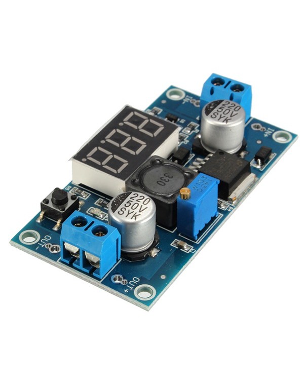 LM2596 DC-DC Voltage Regulator Adjustable Power Supply Module With Display