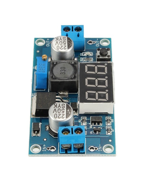 LM2596 DC-DC Voltage Regulator Adjustable Power Supply Module With Display