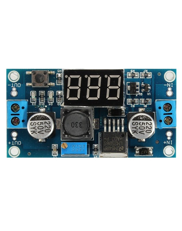 LM2596 DC-DC Voltage Regulator Adjustable Power Supply Module With Display