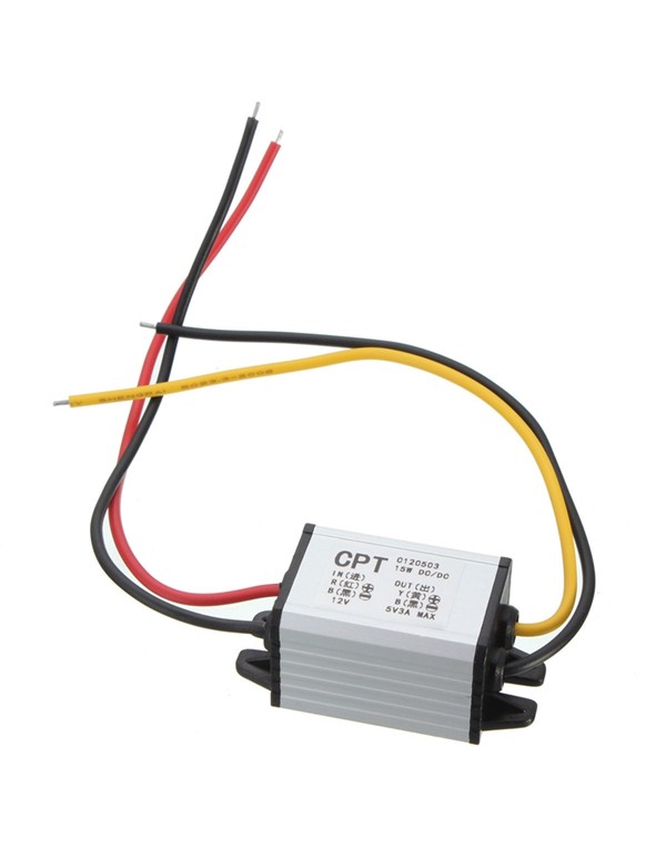 12V To 5V 3A DC-DC Waterproof Charger Converter Po...