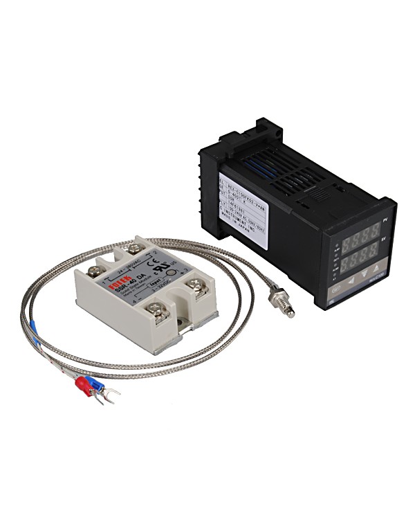 REX-C100 110-240V Digital PID Temperature Controll...