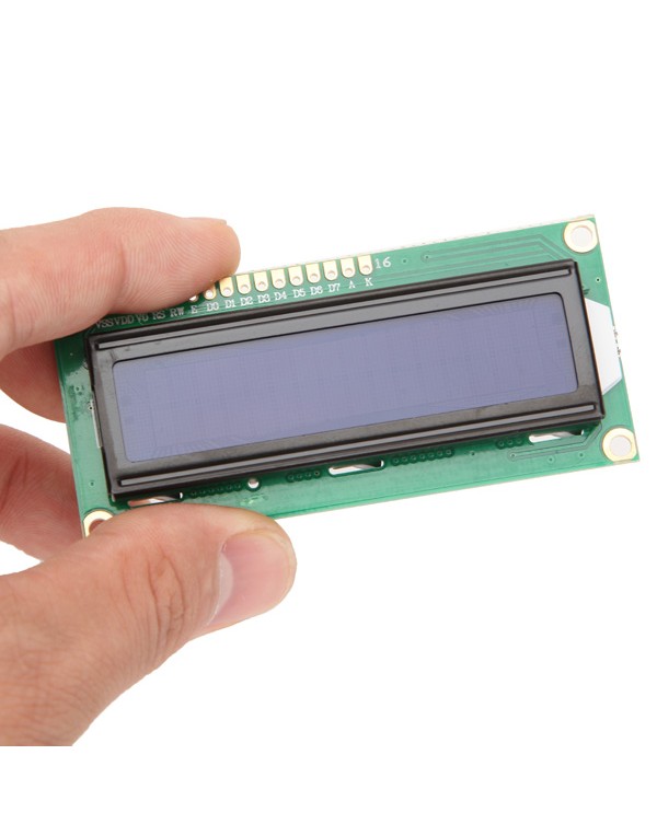 2Pcs 1602 Character LCD Display Module Blue Backlight