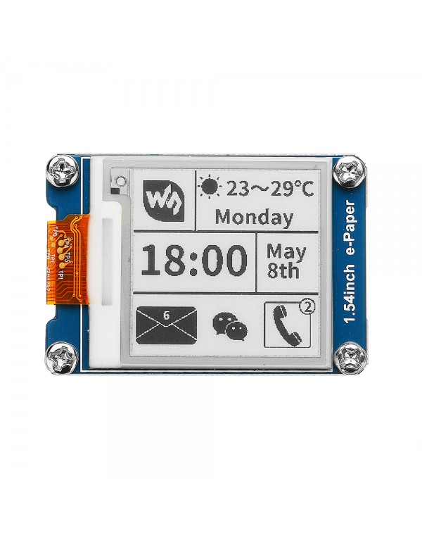 1.54 Inch E-ink Screen Display e-Paper Module Support Partial Refresh Raspberry Pi