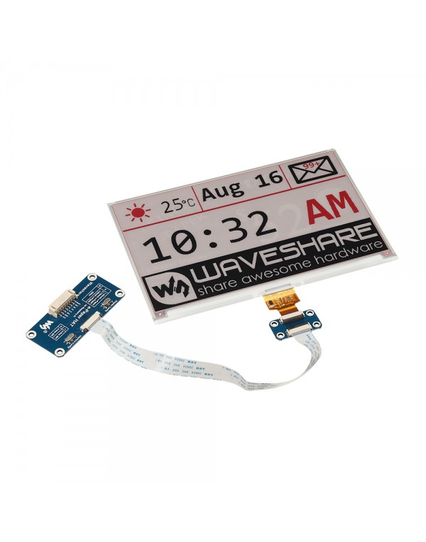 Waveshare 7.5 Inch E-ink Screen Module e-Paper Display SPI Type B Raspberry Pi