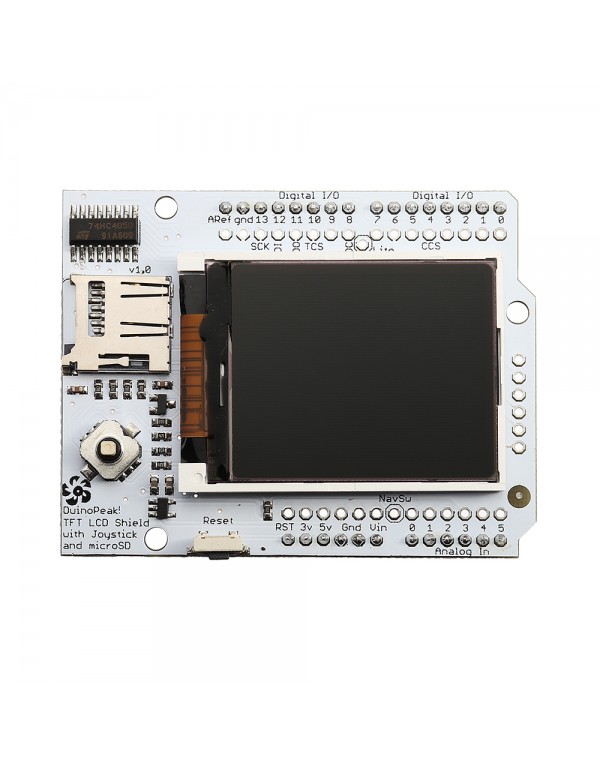 Duinopeak 1.8 Inch Full Color TFT LCD Expansion Board With Micro SD And Joystick