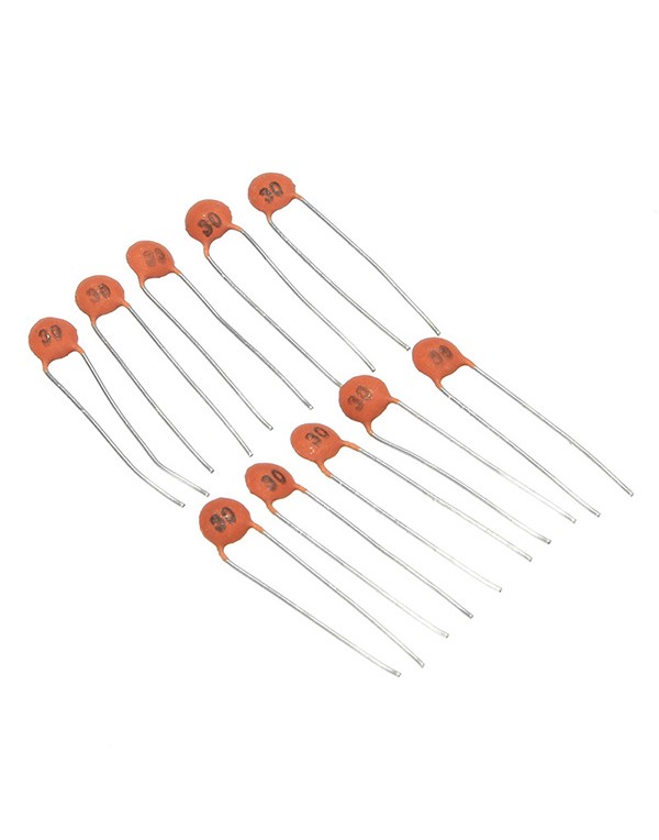 2pf-0.1UF 3000pcs 30 Valuesa Ceramic Capacitor Pack DIP Capacitor Pack 100pcs Each Value