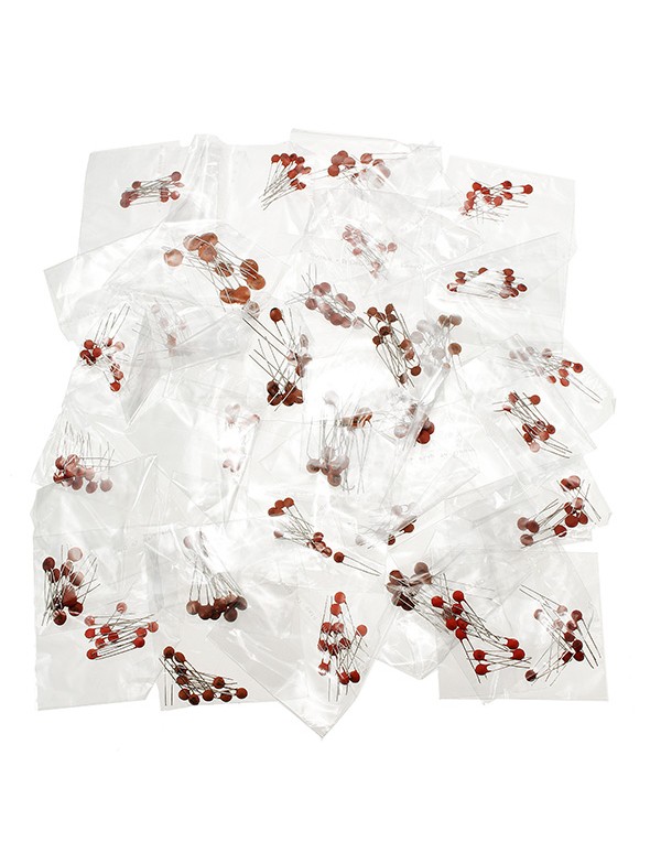 3000pcs 30 Values 50V 2PF-0.1UF Ceramic Capacitor Assorted Kit Electronic Component Assortment Set 100pcs Each Value