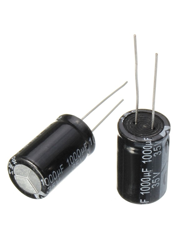 50pcs 35V 1000uF Electrolytic Capacitor Low ESR 13...