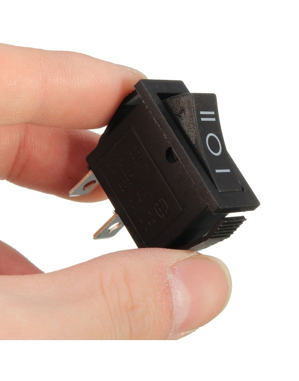 KCD3-3PD Rectangle Rocker Switch 3P3T  125C off-on II-0-I Sign Black