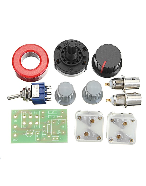 1-30Mhz LED VSWR DIY Manual Antenna Tuner Kit For HAM RADIO * CW QRP Q9 BNC Interface