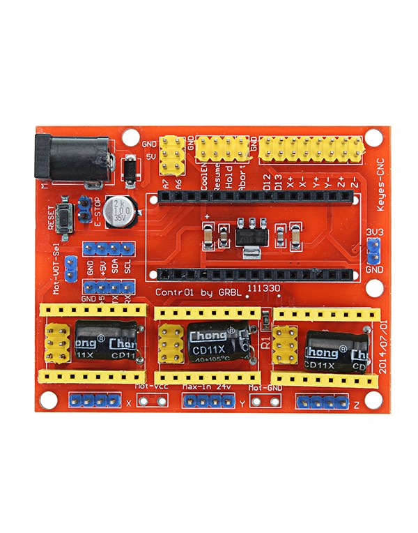 CNC Shield V4+ With Nano 3.0 A4988 3 Axis Stepper Driver Board