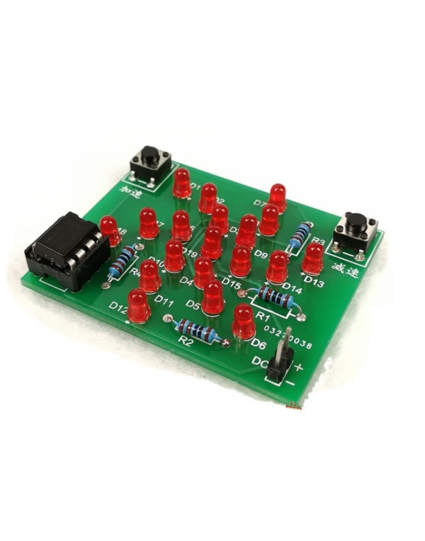 DC 5V DIY Electronic Windmill Training Kit Speed Adjustable MCU Course Design Set For Soldering