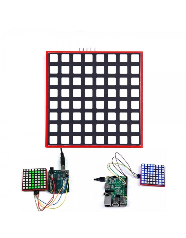 LED Full Color 8&#215;8 RGB Dot Matrix Screen ...